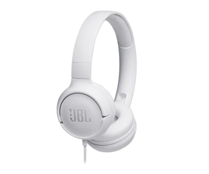 Słuchawki przewodowe JBL T500 Białe